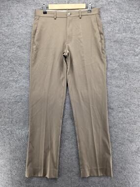 Apt 9 Pants Mens 29x30 Beige Easy Care Slim Fit Dress Chino Flat Front Kohls
